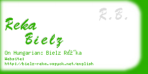 reka bielz business card